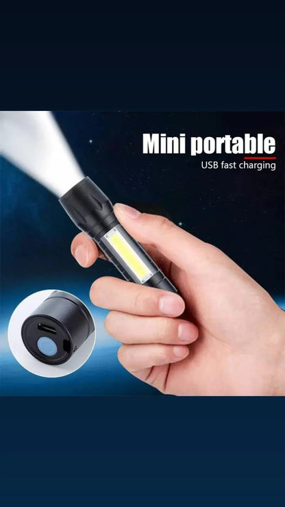 Mini Portable Rechargeable Flashlight