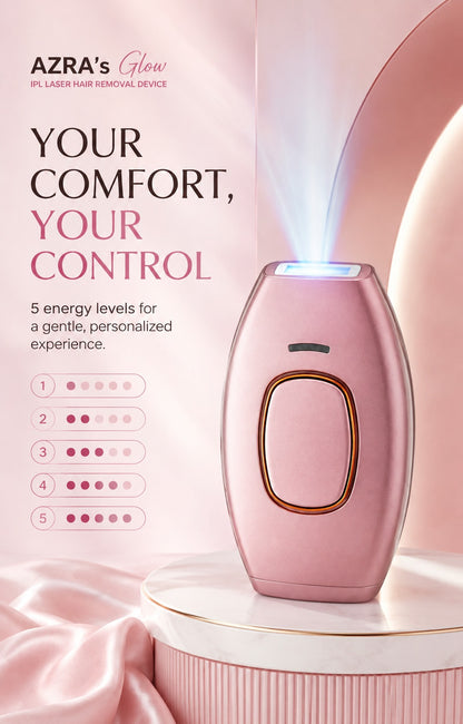 Azra's Glow IPL Laser Hair Removal Device