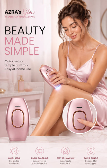 Azra's Glow IPL Laser Hair Removal Device