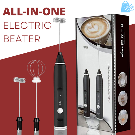 2 in 1 Rechargeable Electric Coffee & Egg Beater - Lassi Maker etc