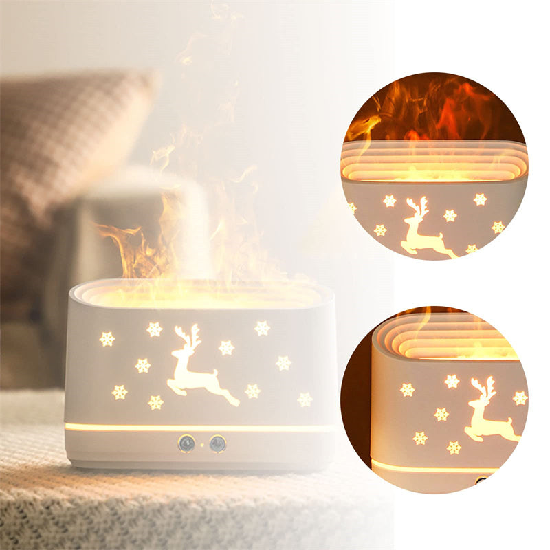 Deer Flame Aroma Diffuser – 3-in-1