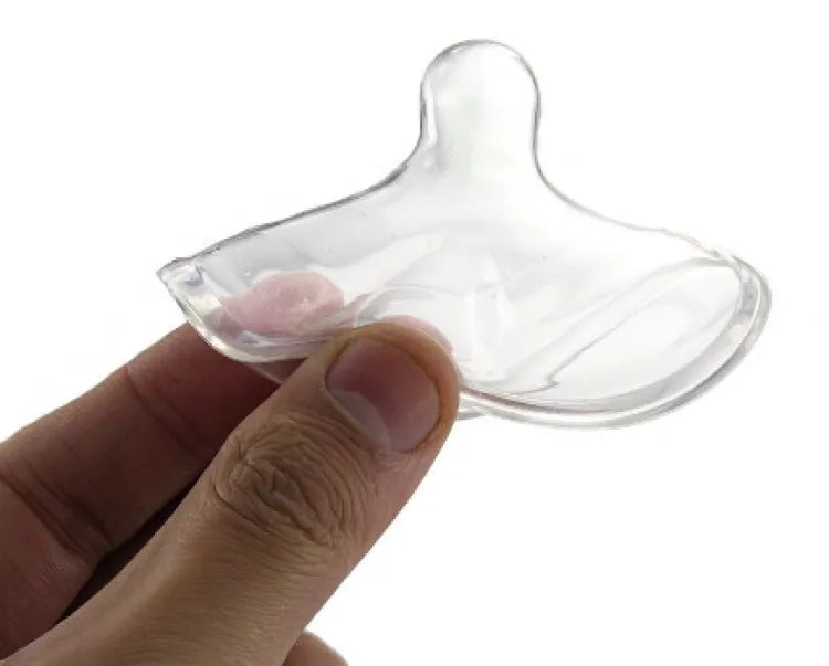 Silicone Breastfeeding Nipple Cover Shields | Protects from Baby Bite, Nipple Wound & Infection Pain