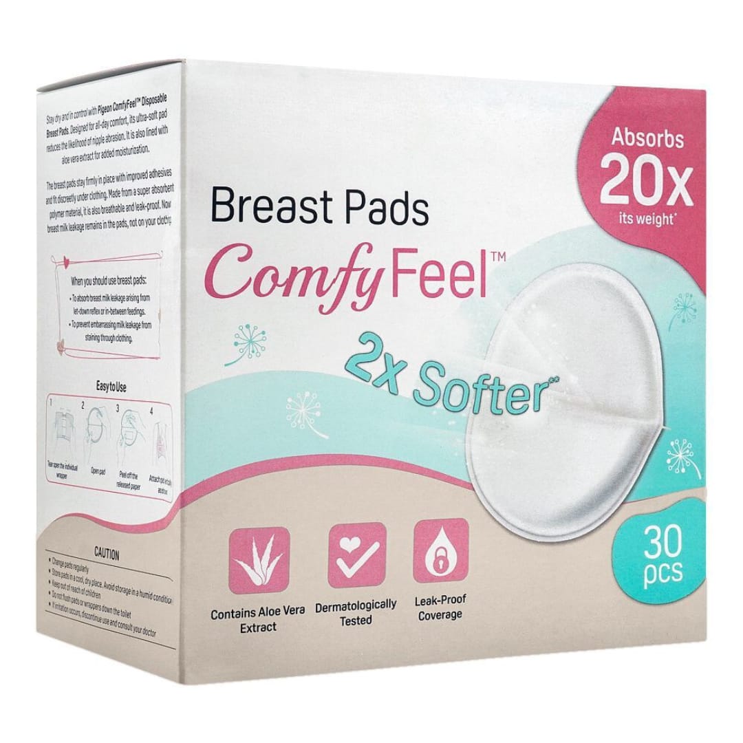 30 Disposable Comfy Feel 2x Softer Breast Pads