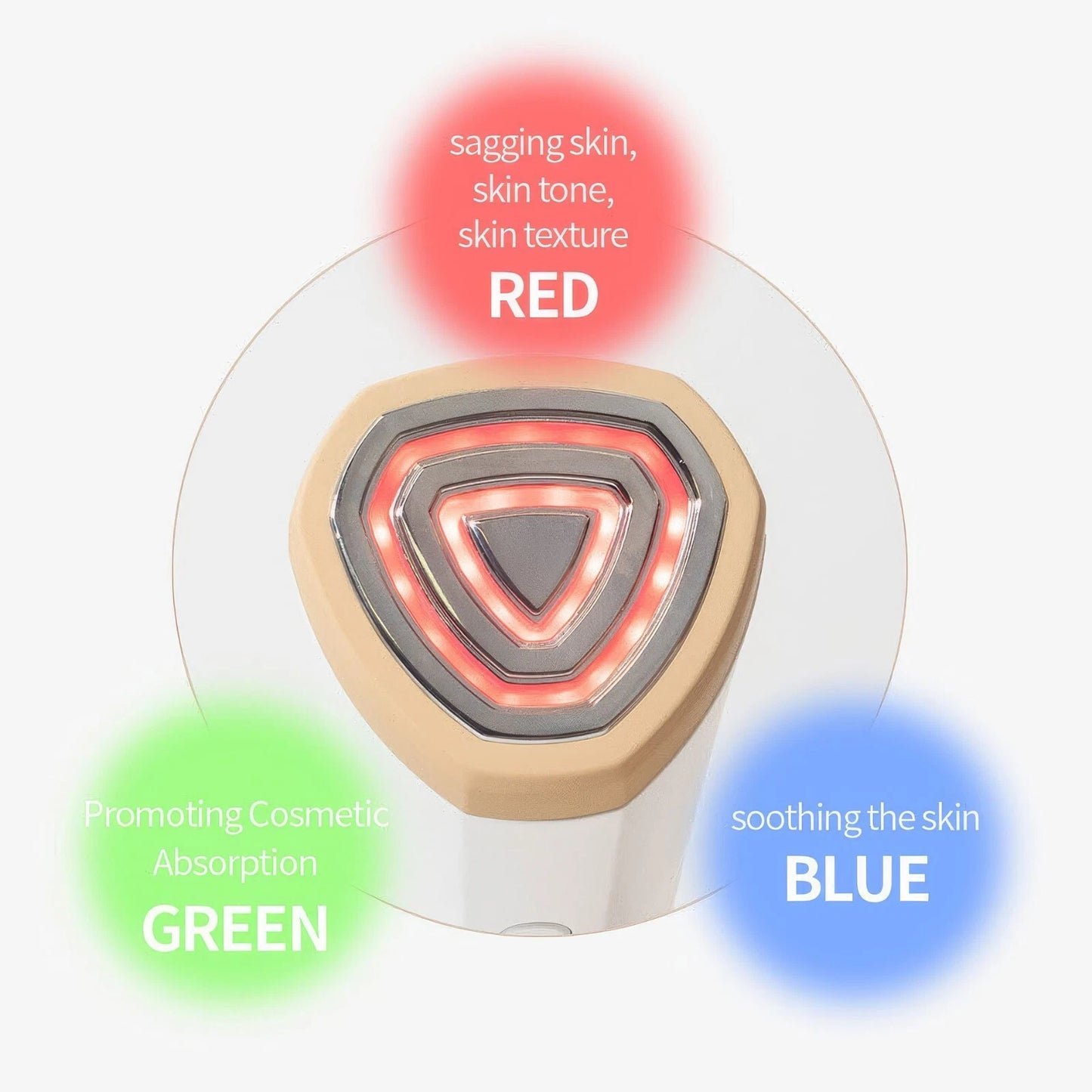 AZRA Linkshot RF Beauty Device with LED Therapy & Micro-Vibration