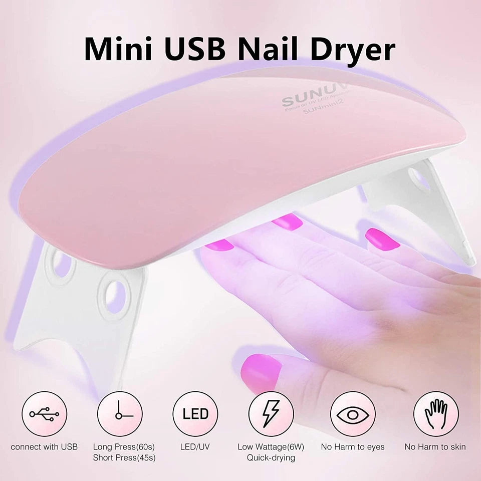 Portable UV LED Nail Lamp