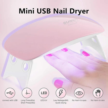 Portable UV LED Nail Lamp
